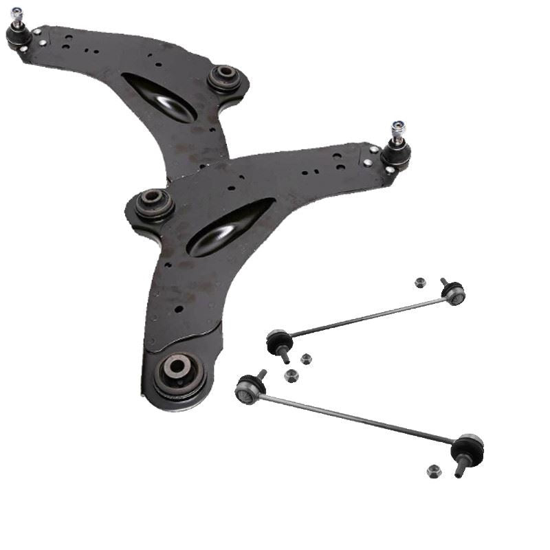 For Renault Trafic 2001-2006 Lower Front Wishbones Arms and Drop Links Pair