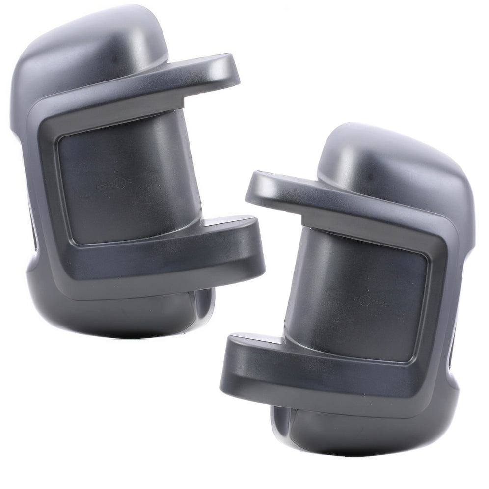 Citroen Relay 2006-2020 Short Arm Wing Mirror Covers Black Left & Right Side Pair