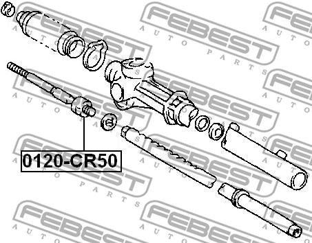 Toyota Prius 1.8 Hybrid 2009-2015 Front Inner Steering Tie Track Rod End