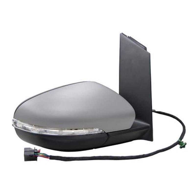 VW Touran Mk2 2010-2016 Electric Door Wing Mirror Primed Drivers Side Right