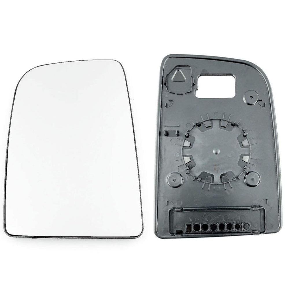 VW Crafter 2006-2016 Upper Door Wing Mirror Glass Left Push On Round