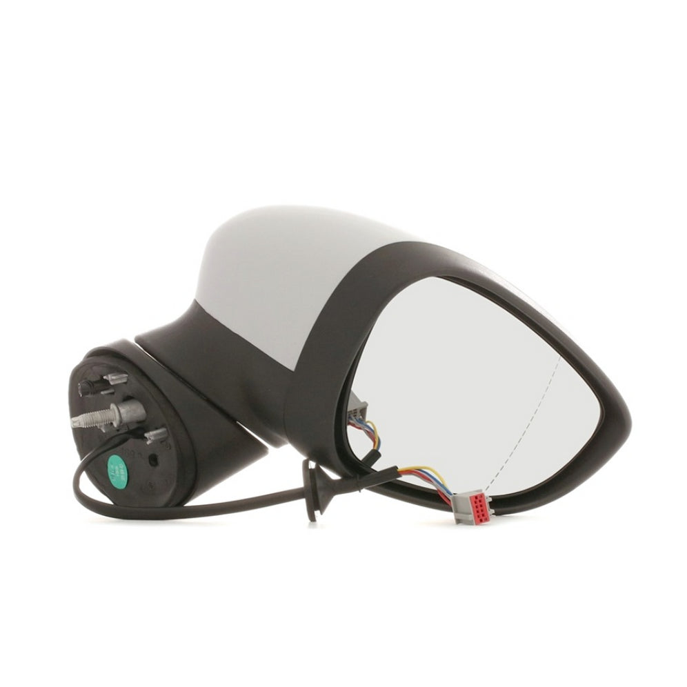 Ford Fiesta Mk7 2013-2018 Electric Wing Door Mirror Primed Drivers Side Right