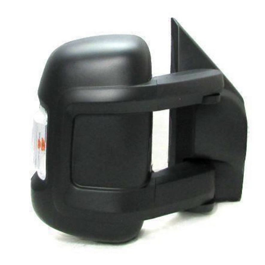 Fiat Ducato 2006-2023 Medium Arm Electric Black Wing Door Mirror Right Side