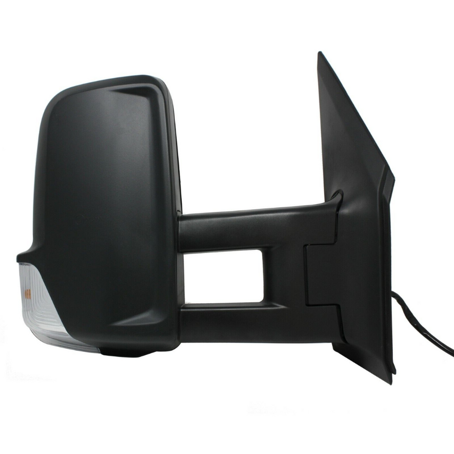 Mercedes Sprinter 2006-2018 Manual Black Long Arm Wing Door Mirror Right Side