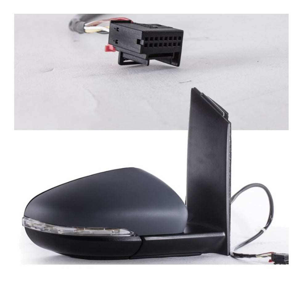 VW Touran Mk2 2010-2016 Electric Door Wing Mirror Primed Drivers Side Right
