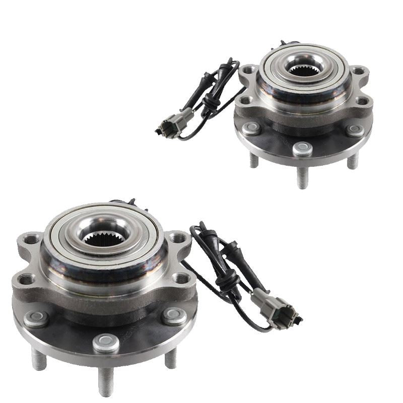 Nissan Pathfinder R51 2005-2015 Front Hub Wheel Bearing Kits Pair Inc ABS Sensor