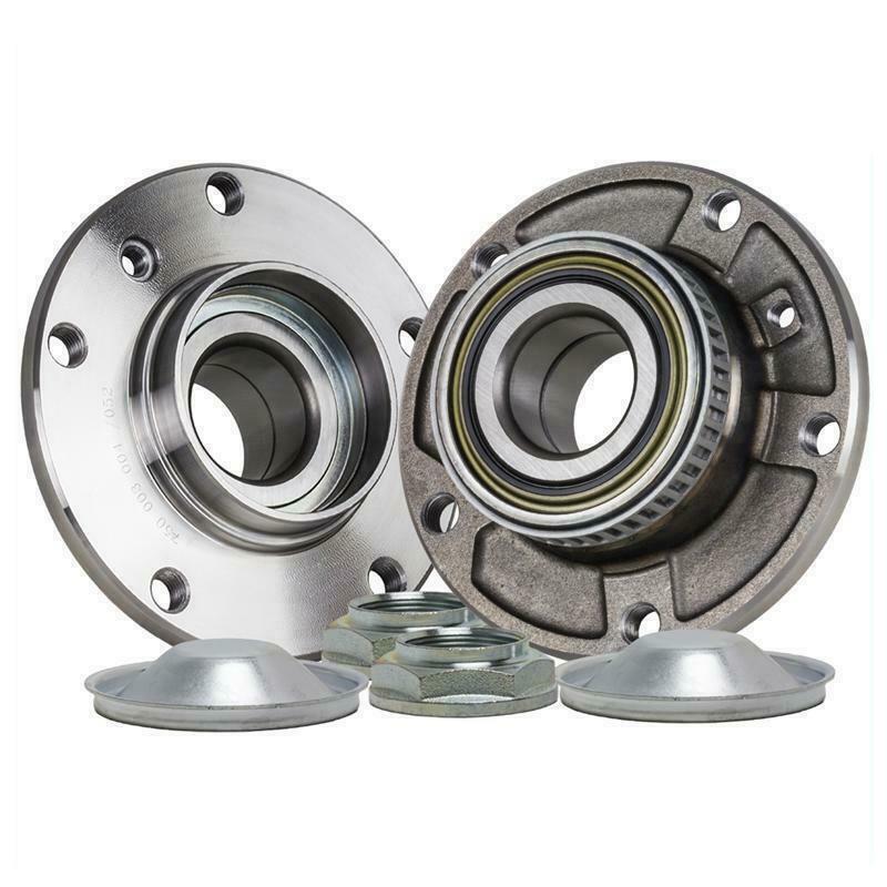 For BMW 7 Series E32 1986-1994 Front Hub Wheel Bearing Kits Pair Inc ABS Ring