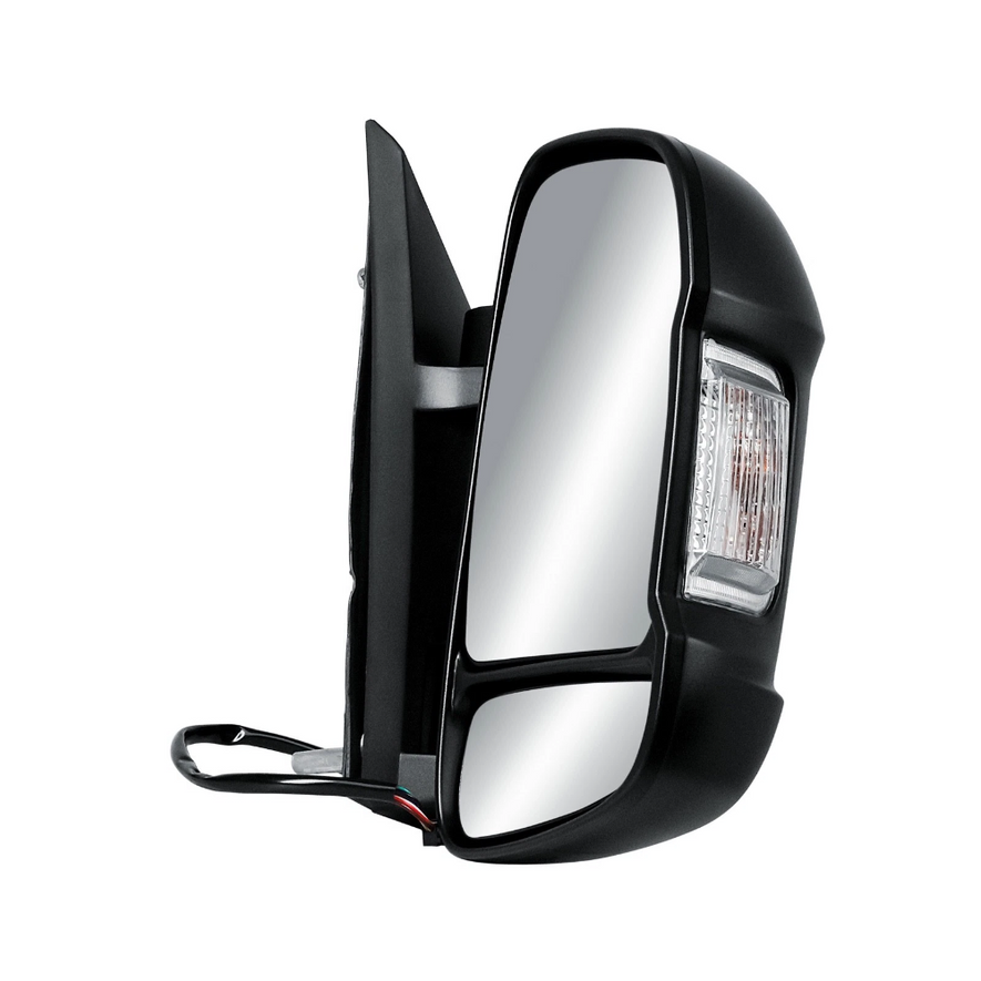 Citroen Relay 2023-2026 Short Arm Electric Black Wing Door Mirror Right Side