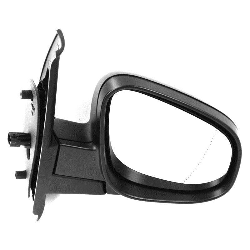 Renault Kangoo Van (2008-2013) Passenger Side Wing Mirror Cover - Black Textured, Clip-On Design
