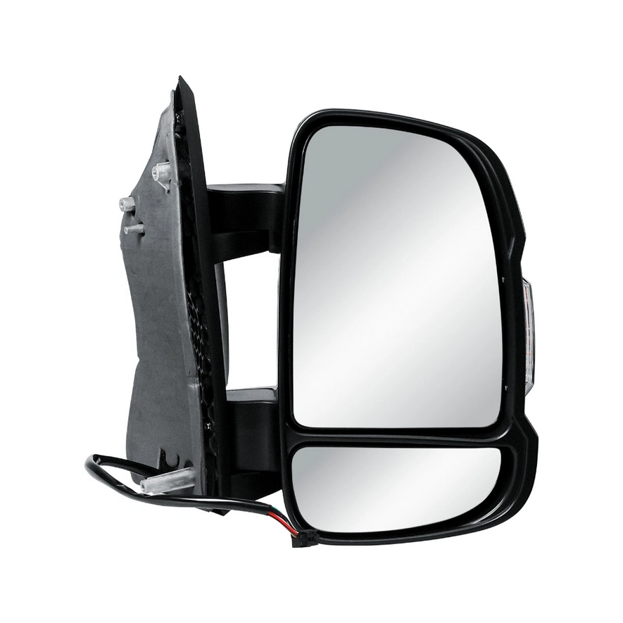 Vauxhall Movano 2023-2026 Short Arm Electric Black Wing Door Mirror Right Side