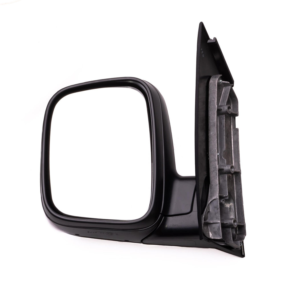 VW Caddy Van 2010-2016 Manual Black Door Wing Mirror Left Side