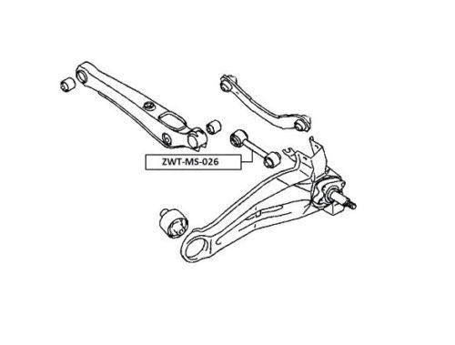 Jeep Compass 2006-2017 Rear Wishbones Suspension Upper Arms Bars Pair