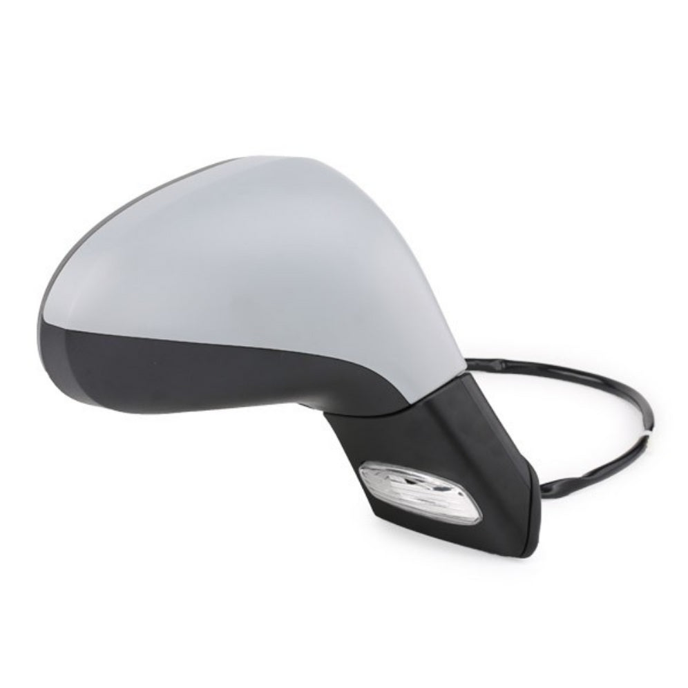 Peugeot 207 2006-2013 Electric Adjust Wing Door Mirror Primed Cover Drivers Side