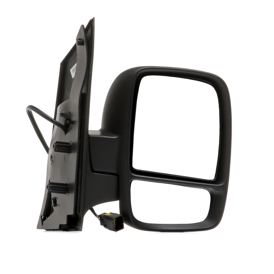 Fiat Scudo 2007-2016 Electric Door Wing Mirror Twin Glass Black Right Side