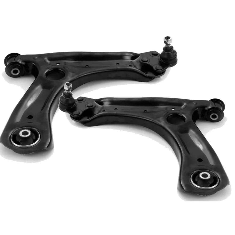Pair Front Lower Suspension Wishbone Arms For Audi A3 8P Hatchback 2003-2013 - Cast Iron