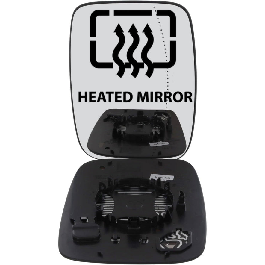 Renault Trafic 2021-2025 Heated Door Wing Mirror Glass Right