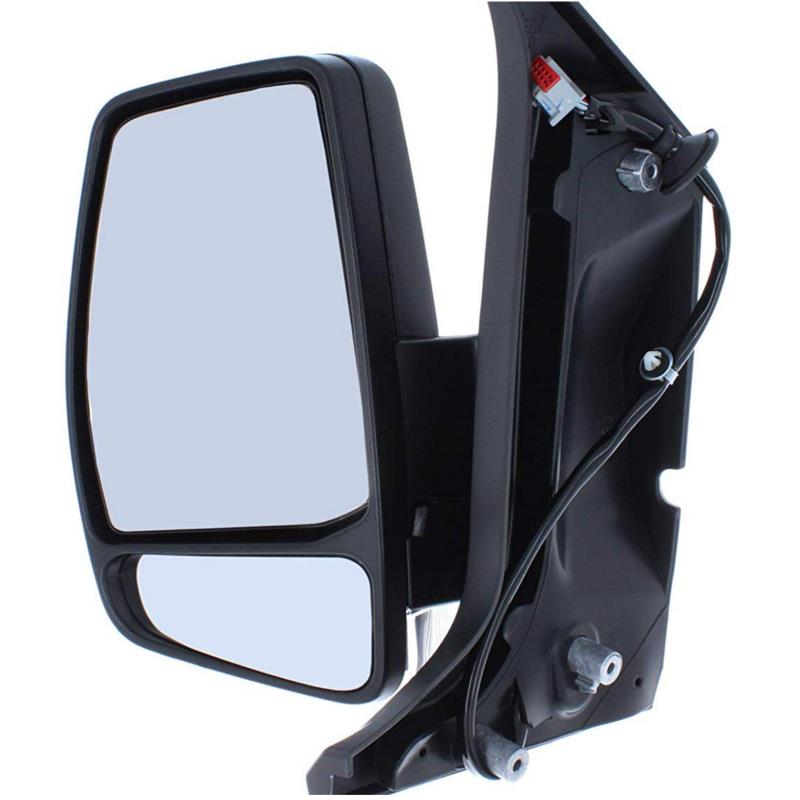 Ford Transit Custom 2012-2023 Black Electric Wing Door Mirror Passenger Side Left