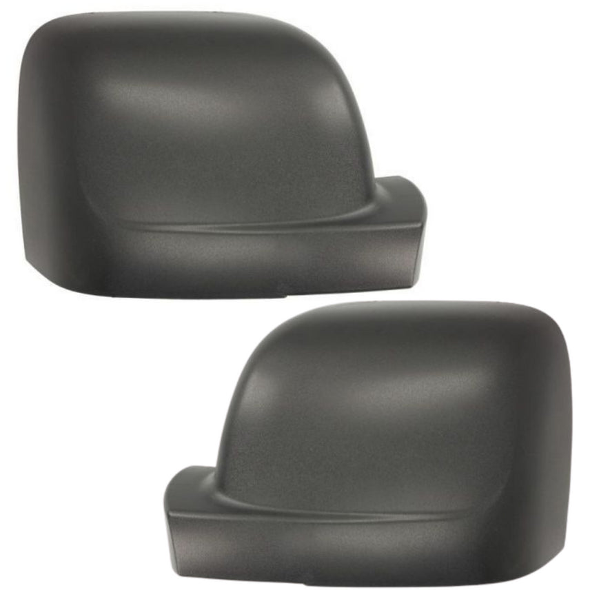 Renault Trafic 2014-2020 Wing Mirror Covers Black Left & Right Side Pair