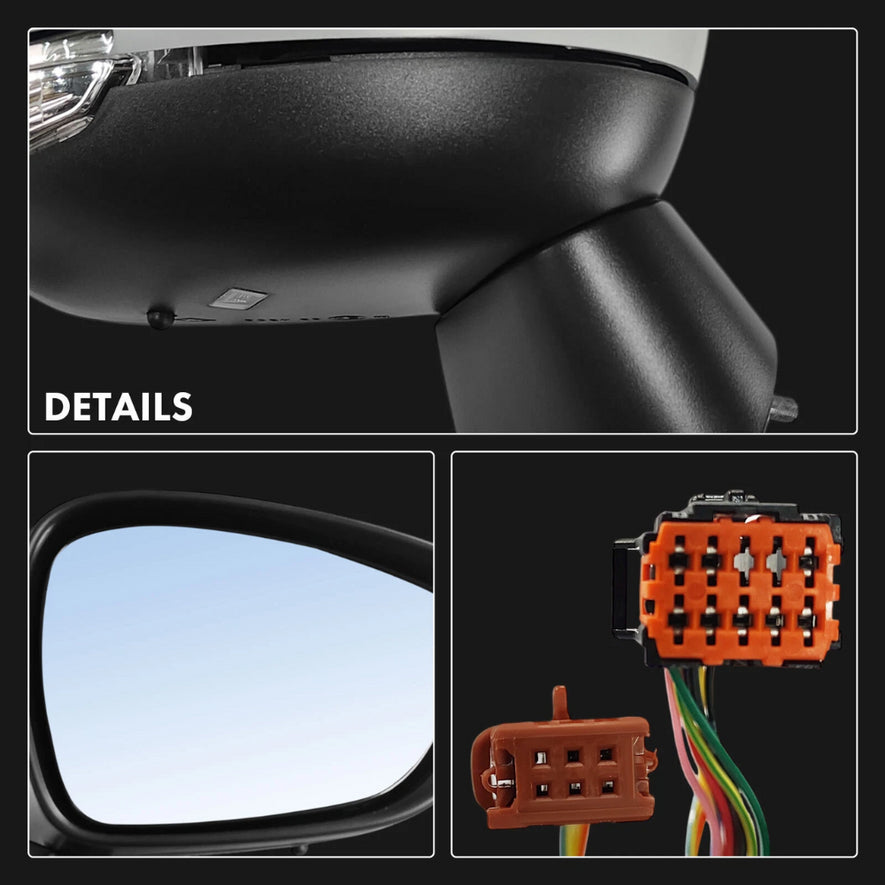 Citroen C3 Aircross 2017-2024 Electric Powerfold Door Wing Mirror Primed Right