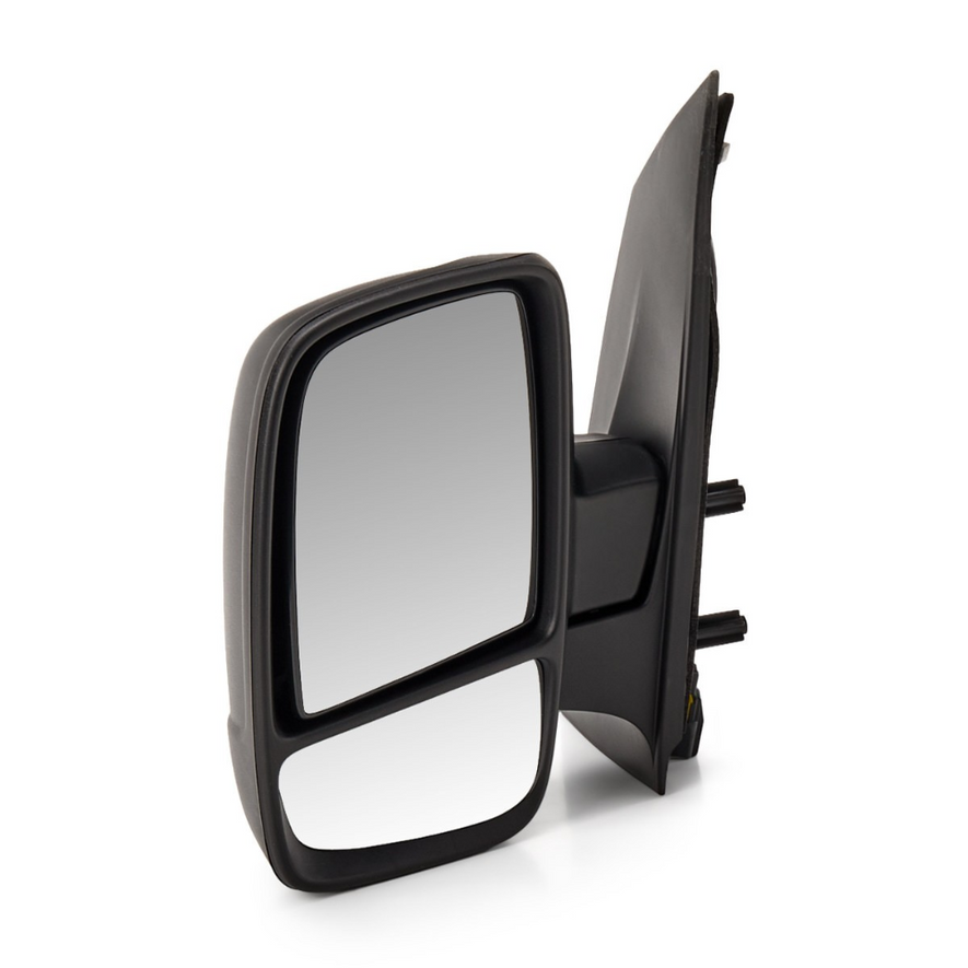 Fiat Scudo 2007-2016 Electric Door Wing Mirror Twin Glass Black Left Side
