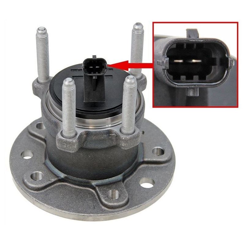 Vauxhall Vectra C 2002-2009 Rear Hub Wheel Bearing Kit Inc ABS Sensor