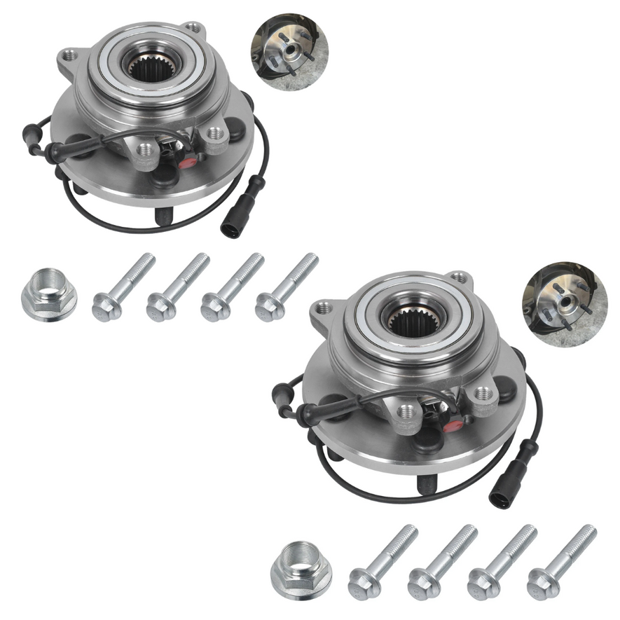 Land Rover Discovery MK2 1998-2004 Front Hub Wheel Bearings ABS Pair