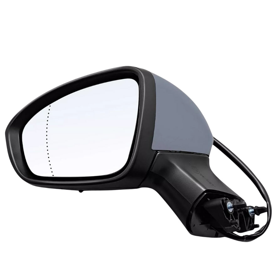 Renault Clio MK5 2019-2024 Electric Powerfold Primed Door Wing Mirror Left Side