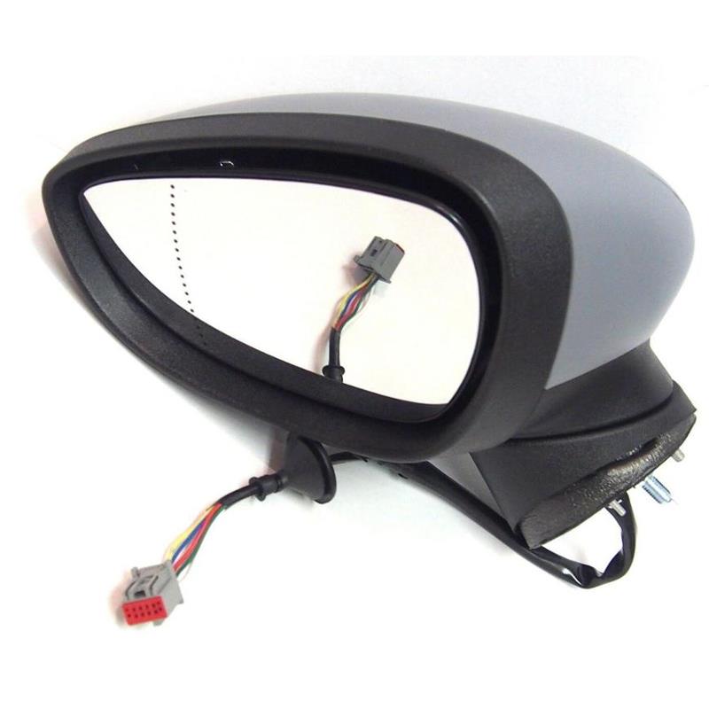 Ford Fiesta Mk7 2008-2012 Power Folding Wing Door Mirror Primed Left Side