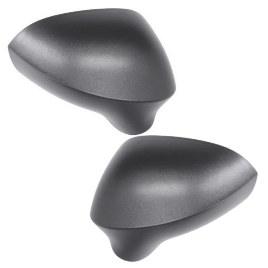 Seat Leon 2009-2013 Black Door Wing Mirror Covers Left Right Side Pair