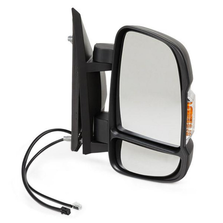 Peugeot Boxer 2006-2023 Short Arm Electric Wing Door Mirror Inc Temp Sensor