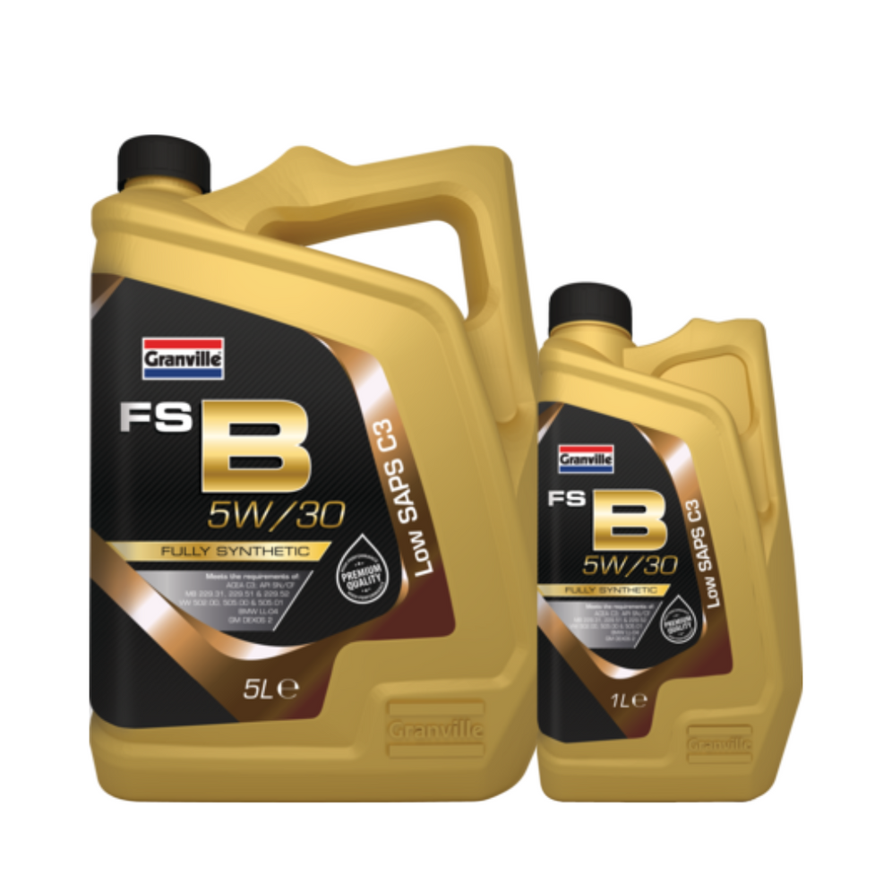 Car Engine Oil Granville FS-B SAE 5W30 C3 Fully Synthetic Low Saps 5L 5 Litre