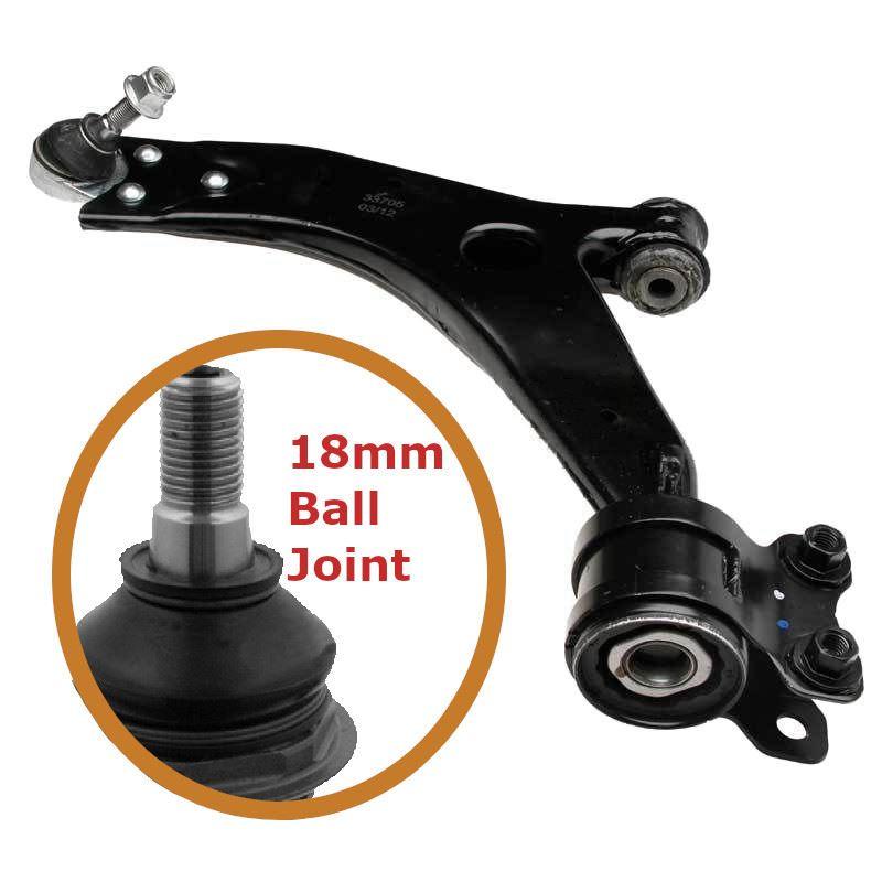 For Ford Focus C-Max 2003-2011 Lower Front Left Wishbone Suspension Arm - Spares Hut