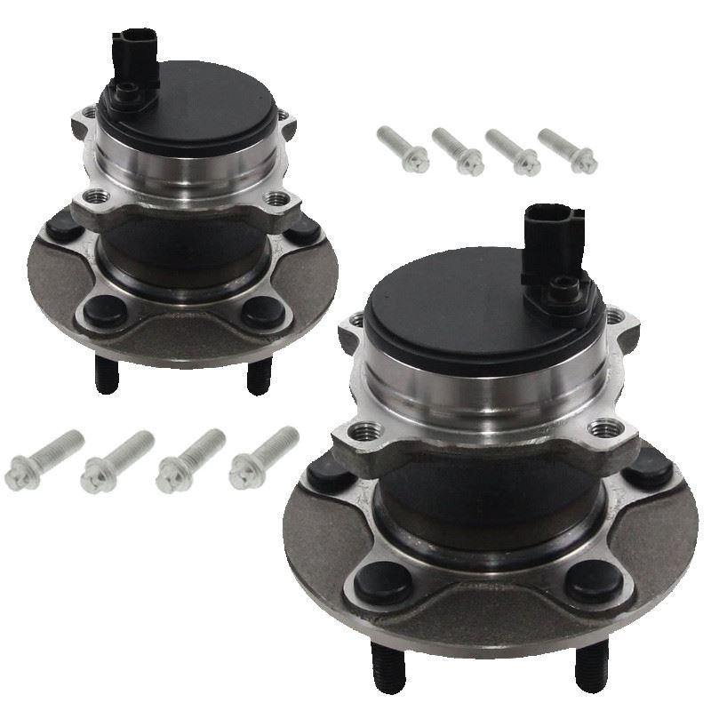For Ford Focus C-Max 2003-2007 Rear Hub Wheel Bearing Kits Pair Inc Abs Sensor - SparesHut