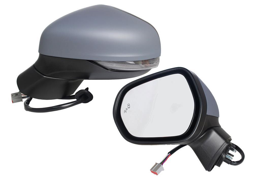 Mirror Right for Ford Fiesta MK7 2008 - Exterior Mirror Electric Folding  Glass