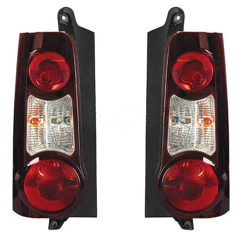 Citroen Berlingo Twin Door 2012-2016 Rear Tail Lights Pair Left & Right - SparesHut