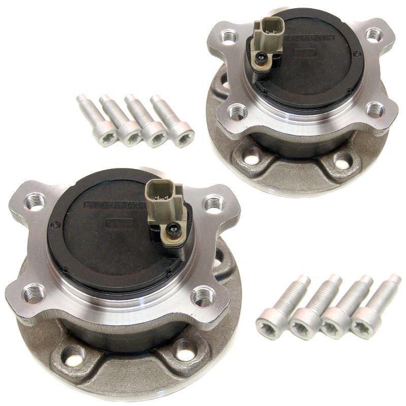 For Volvo S80 Mk2 2006-2016 Rear Hub Wheel Bearing Kits Pair - SparesHut