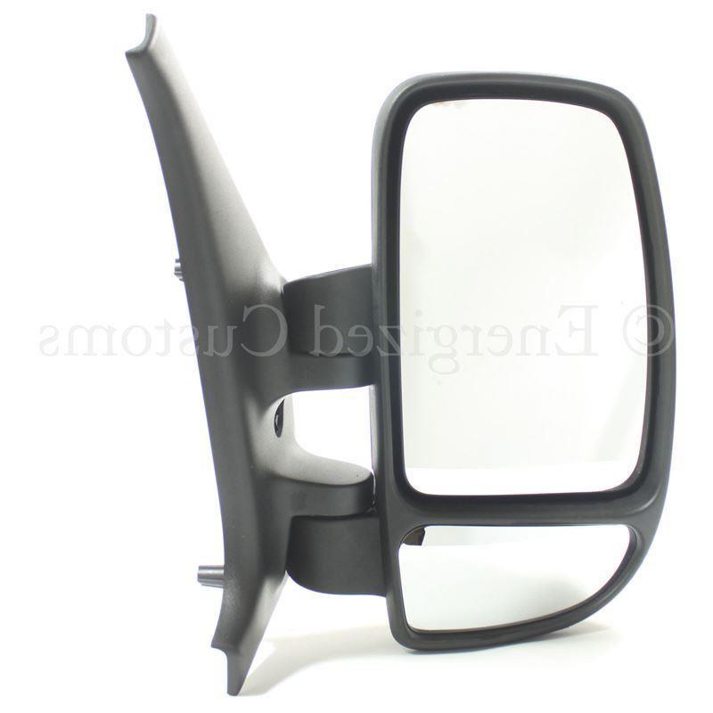 Renault Master Van 2003-2010 Manual Wing Door Mirror Black Cover Drivers Side - Spares Hut