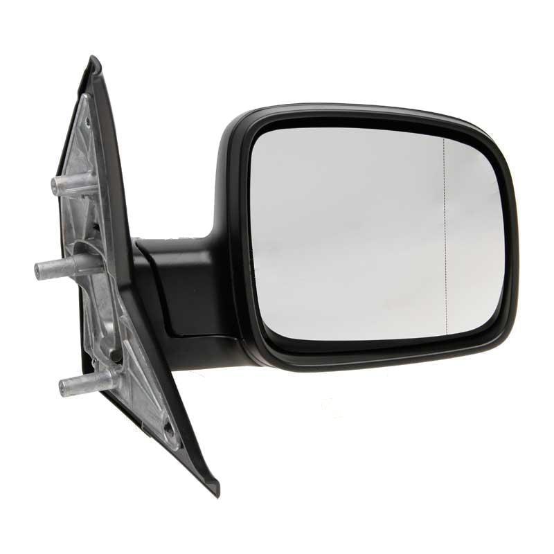 VW Transporter T5 2003-2010 Manual Black Door Wing Mirror Drivers Side Right - Spares Hut
