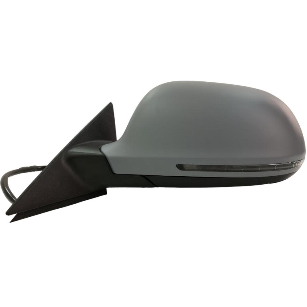 Audi A3 Sportback 2008-2010 Electric Primed Door Wing Mirror Left Side - Spares Hut