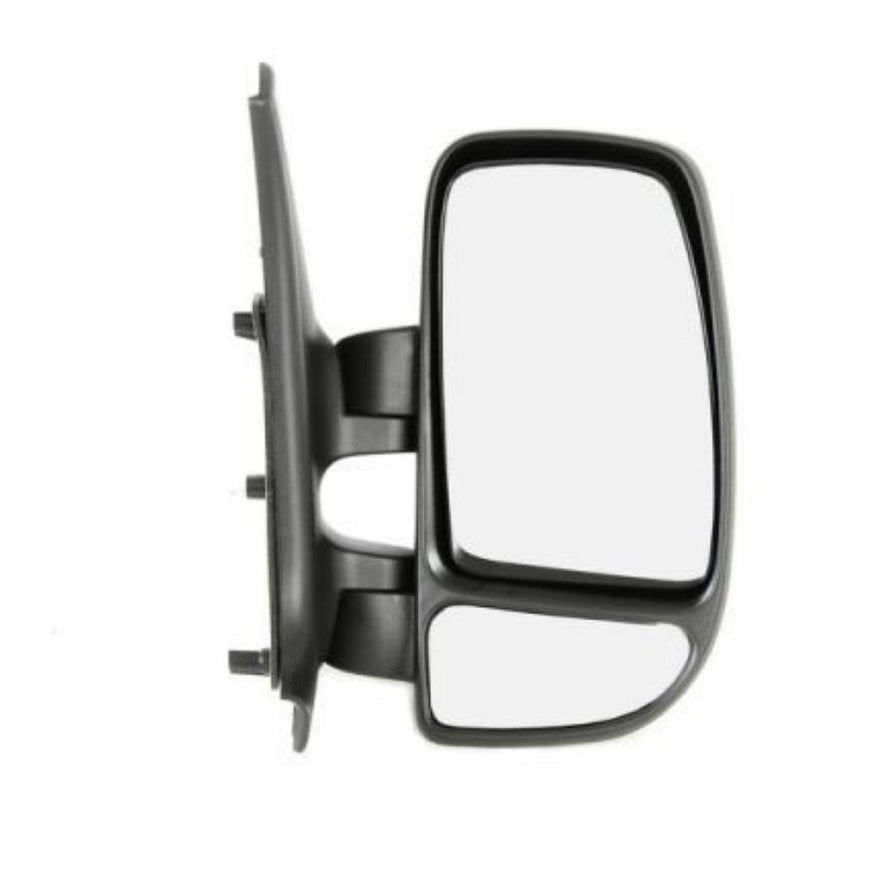 Renault Master Van 2003-2010 Manual Wing Door Mirror Black Cover Drivers Side - Spares Hut