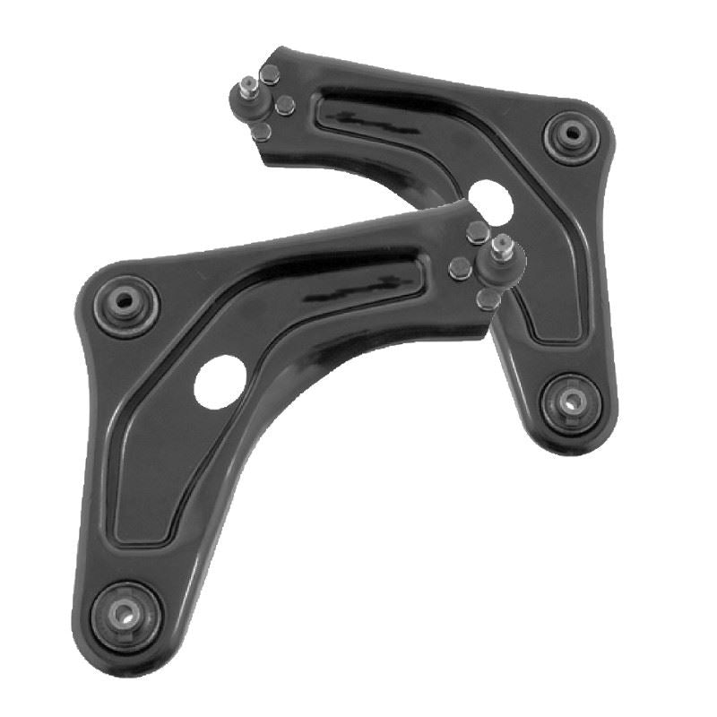 For Peugeot 207 2006-2014 Lower Front Wishbones Suspension Arms Pair