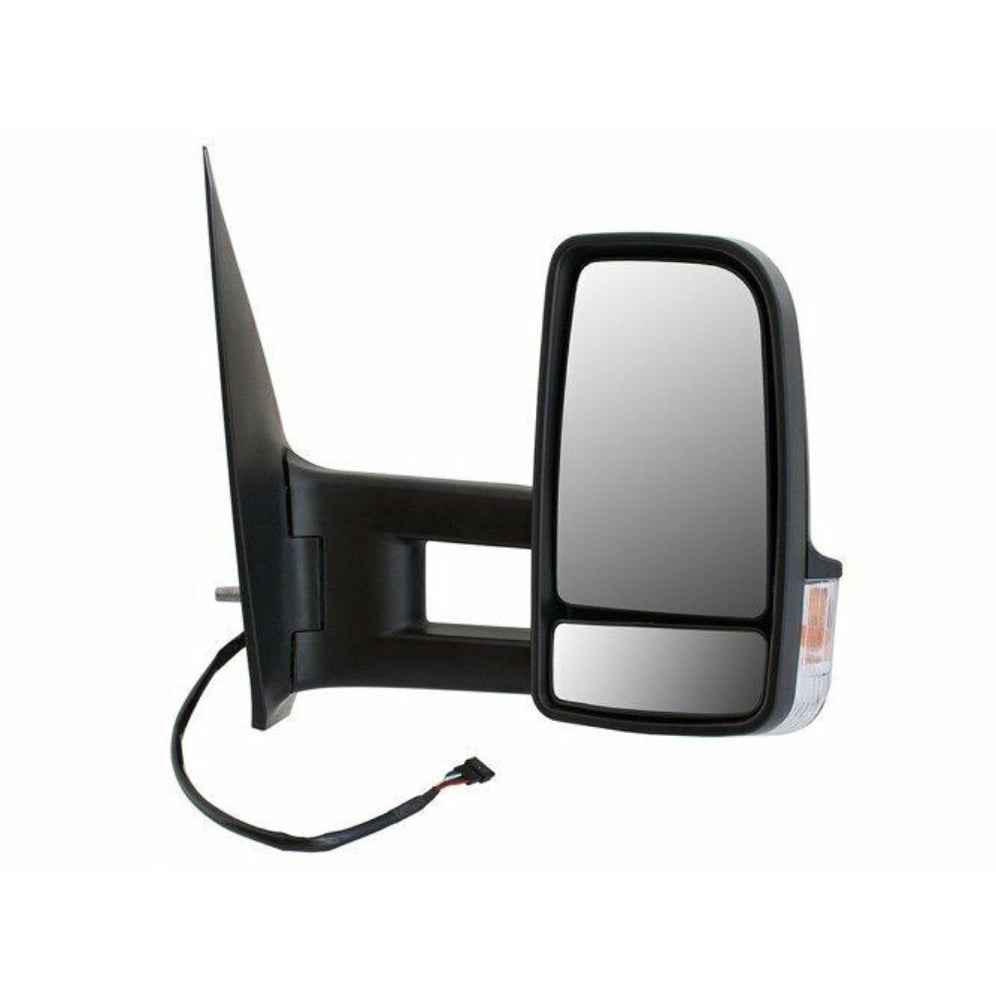 Mercedes Sprinter 2006-2018 Manual Black Long Arm Wing Door Mirror Right Side