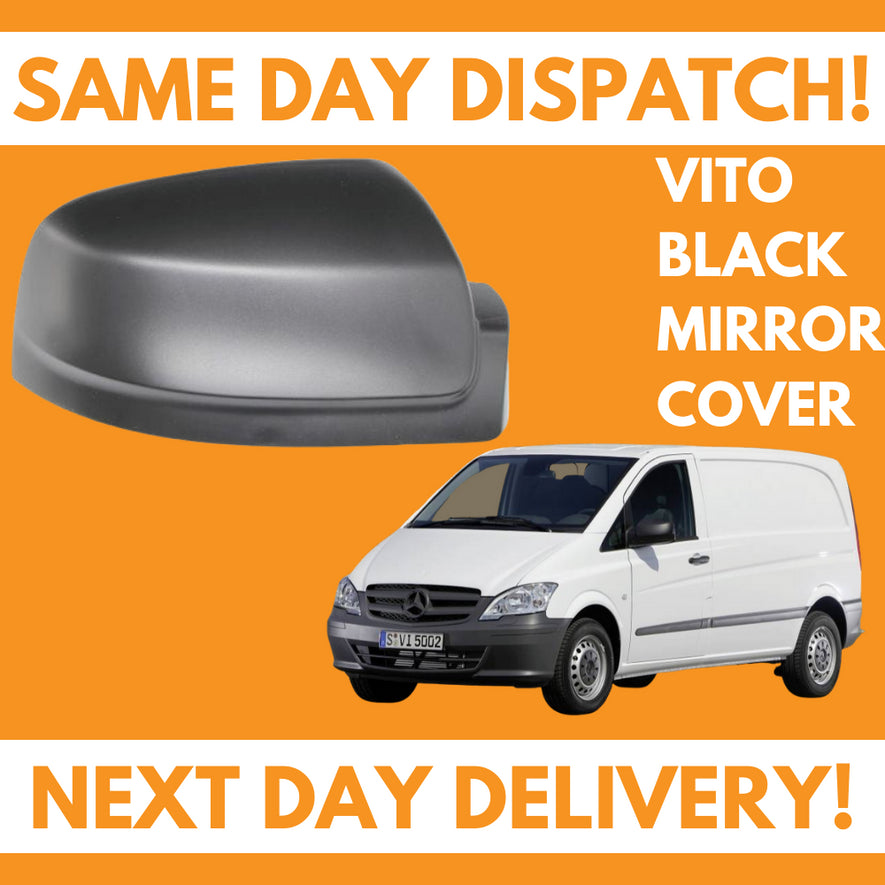 Mercedes Vito W639 2010-2016 Wing Mirror Cover Black Right Side
