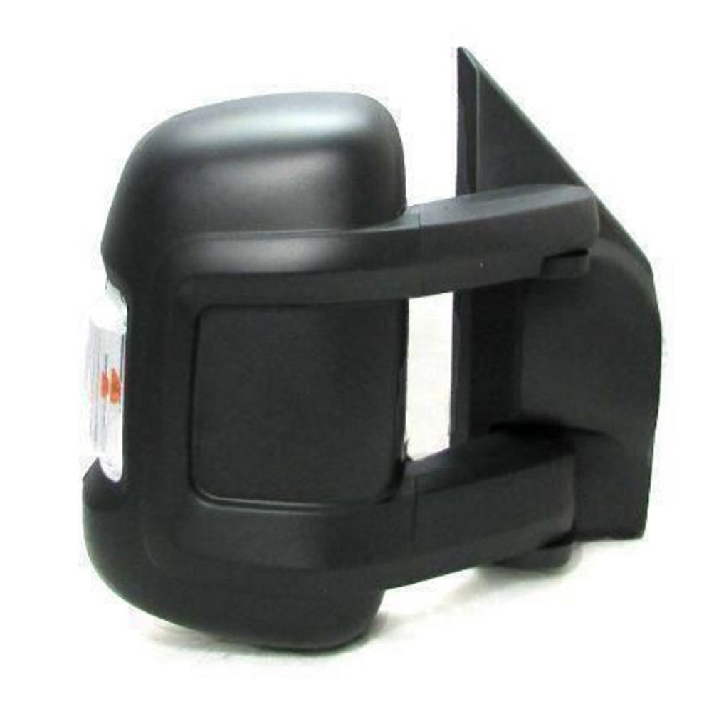 Fiat Ducato 2006-2023 Medium Arm Electric Black Wing Door Mirror Right Temp Sensor