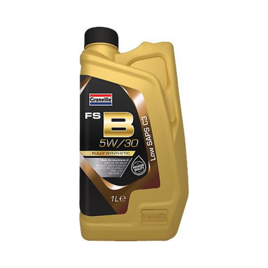 Car Engine Oil Granville FS-B SAE 5W30 C3 Fully Synthetic Low Saps 1L 1 Litre