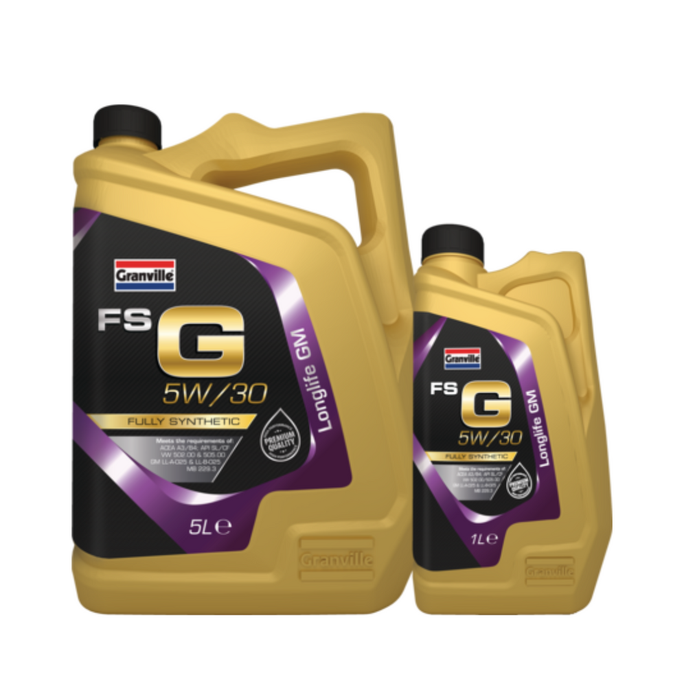 Car Engine Oil Granville FS-G SAE 5W30 A3/B4 Fully Synthetic GM 5L 5 Litre