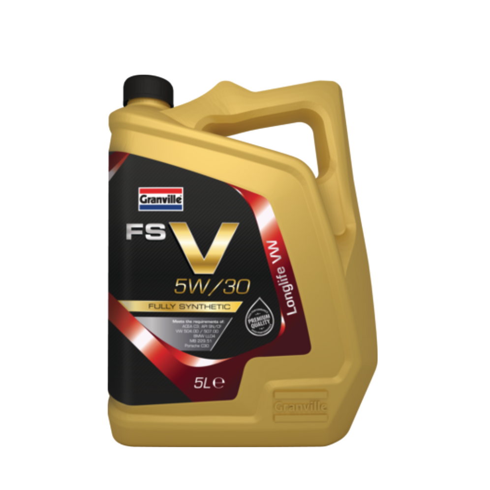 Car Engine Oil Granville FS-V Longlife VAG SAE 5W30 Fully Synthetic 5L 5 Litre