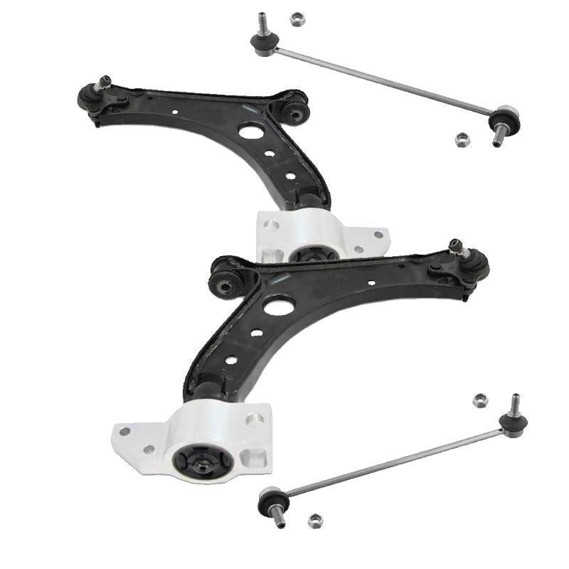 For Seat Toledo 2004-2010 Front Lower Wishbones Arms and Drop Links Pair - Spares Hut