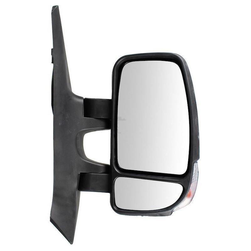 Vauxhall Movano 2010-2016 Electric Black Indicator Wing Door Mirror Drivers Side - Spares Hut
