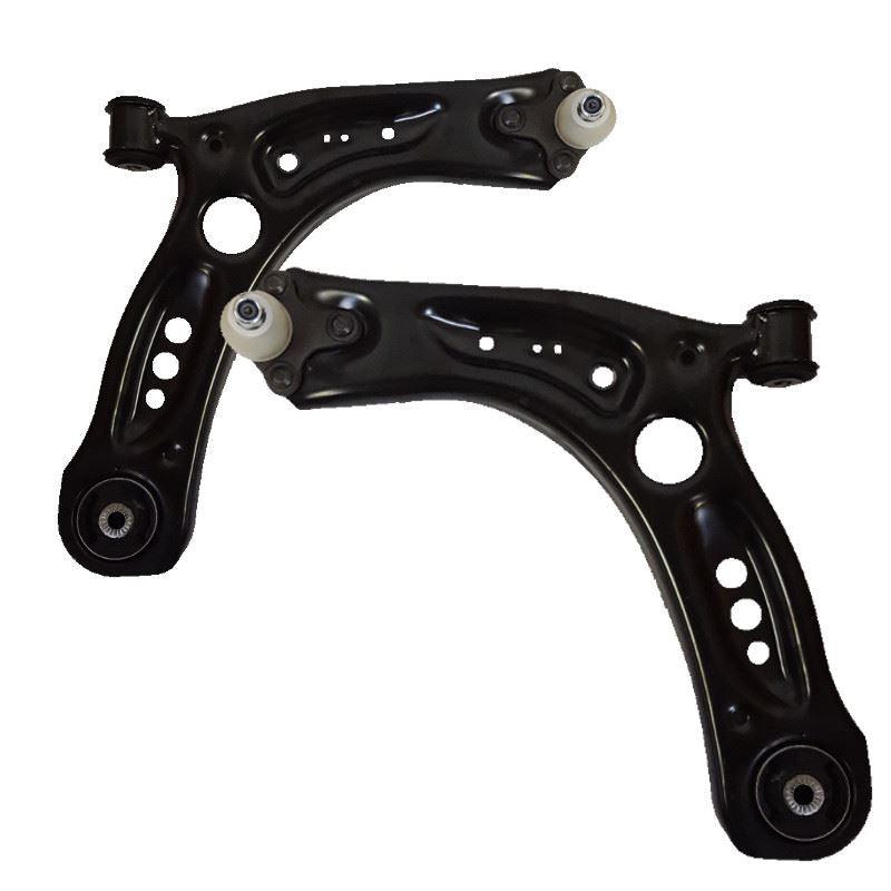 VW Golf Mk7 2012-2017 Front Lower Wishbones Suspension Control Arms Pair - Spares Hut